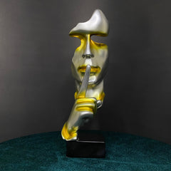 Dazzling Decor Abstract Resin Silence Thinker Statue - Dazzling Decor