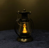 Dazzling Decore Small Flickering LED Vintage Lantern Charm