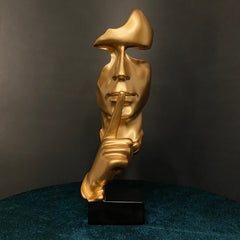 Dazzling Decor Abstract Resin Silence Thinker Statue - Dazzling Decor